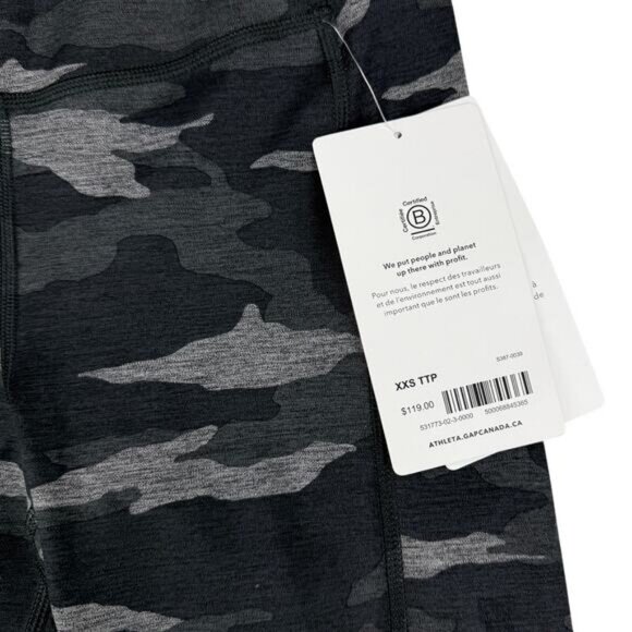 Athleta Ultimate Stash Pocket Camo 7/8 Tight Size XXS - Picture 6 of 9